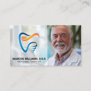 Dentist Smiling Creative Dental Logo Business Card
