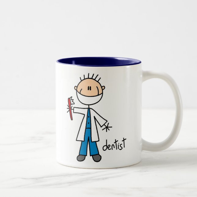 Dentist Stick Figure Mug (Right)