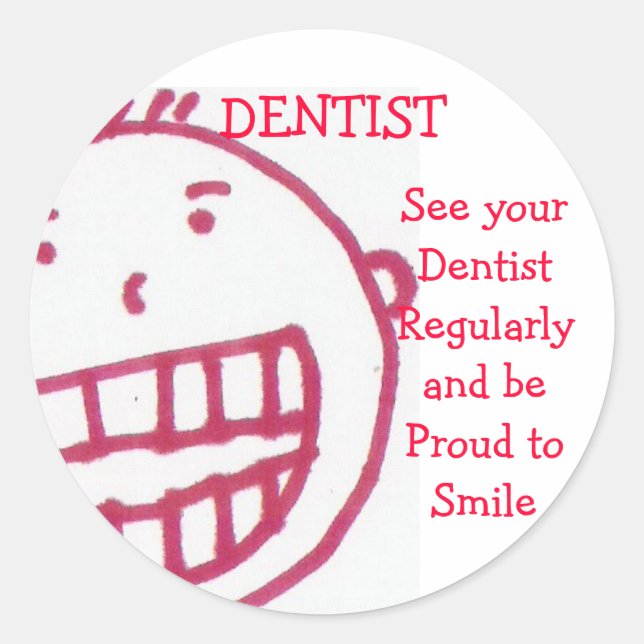 Dentist, sticker (Front)