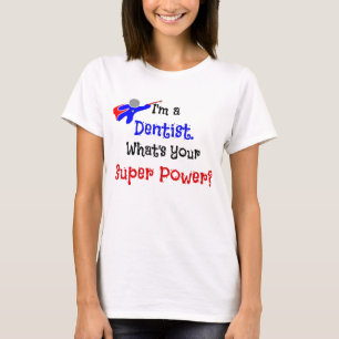 Dentist Superhero Humour T-Shirt