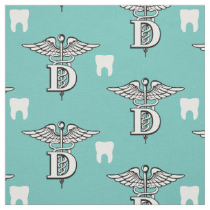 Dentist Symbol & Tooth Fabric