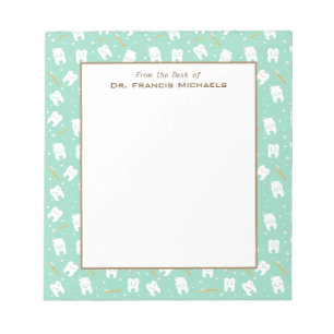 Dentist Teeth Notepad