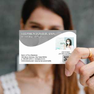 Dentist Template Dentistry QR Code Business Card