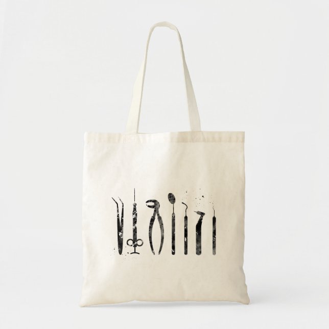 Dentist Tools Tote Bag (Front)
