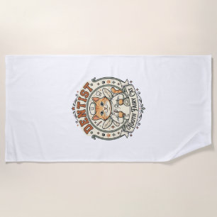 Dentist Tooth Fairy Cat Dentist Tooth Fairy Cat Vi Beach Towel