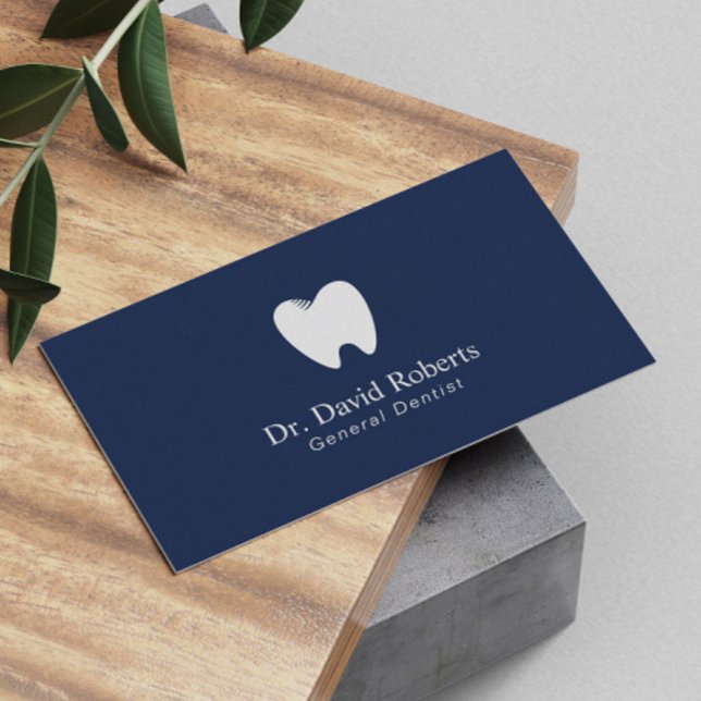 Dentist Tooth Logo Navy Blue Dental Appointment (Creator Uploaded)