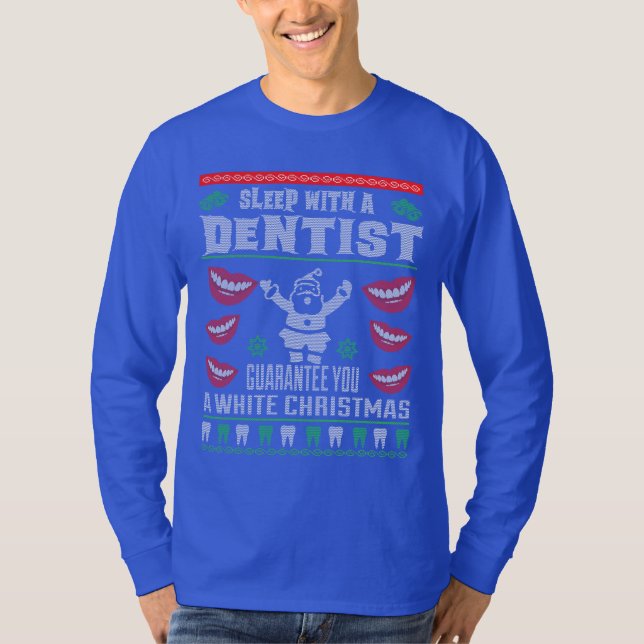 Dentist Ugly Christmas Sweater Funny Gift (Front)