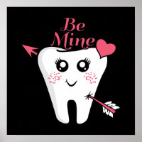 Dentist Valentine - Tooth Heart, Be Mine
