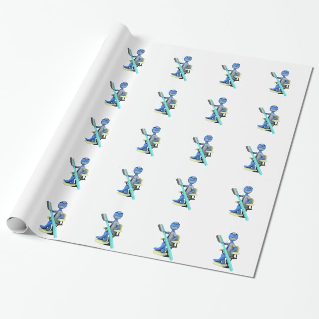 Dentist Wrapping Paper (Unrolled)