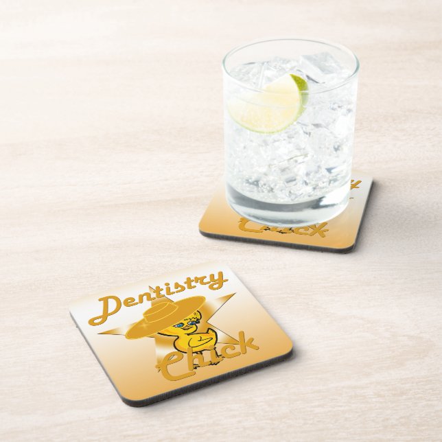 Dentistry Chick #10 Coaster (Right Side)