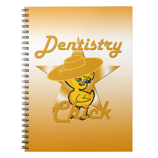 Dentistry Chick #10 Spiral Notebook (Front)