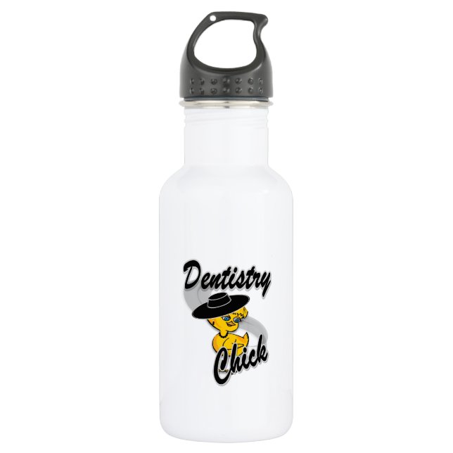 Dentistry Chick #4 532 Ml Water Bottle (Front)