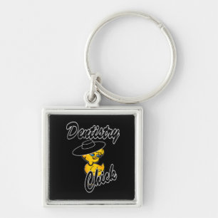 Dentistry Chick #4 Key Ring