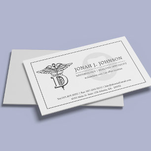 Dentistry   Minimal Tooth Symbol Business Card