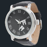 Dentistry Professional Custom Molar Initials Watch<br><div class="desc">A fun and creative watch featuring a set of molar teeth with yours or your gift recipient initials on it. a great gift for dentist, orthodontist, dentist assistant, or anyone who works in the dental industry.</div>