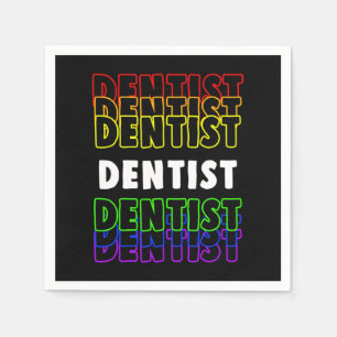 Dentistry Teeth Tooth Doctor Dentist Medicine Gift Napkin