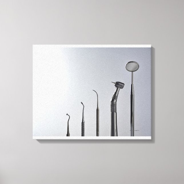 Dentist's instruments canvas print (Front)