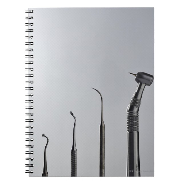 Dentist's instruments spiral notebook (Front)