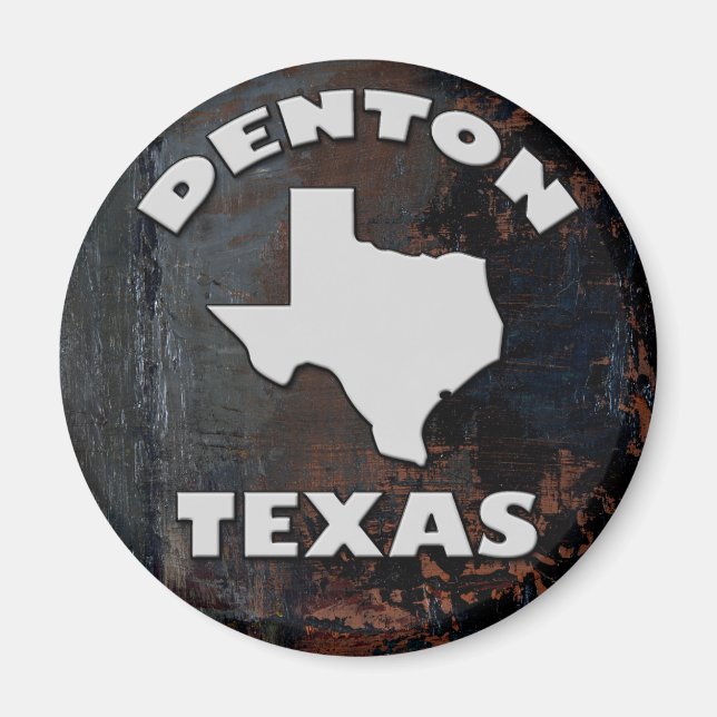 DENTON, TEXAS MAGNET (Front)