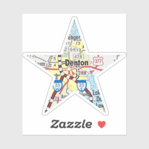 Denton Texas Map