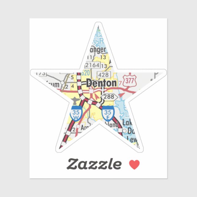 Denton Texas Map (Sheet)