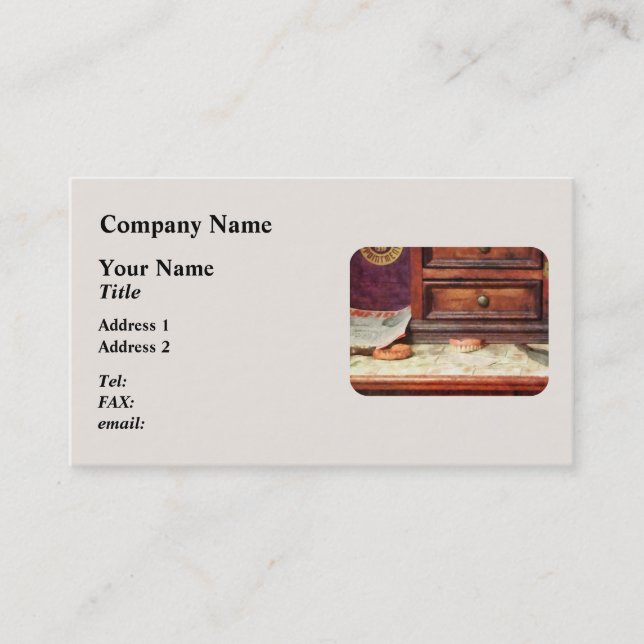 Dentures Business Card (Front)