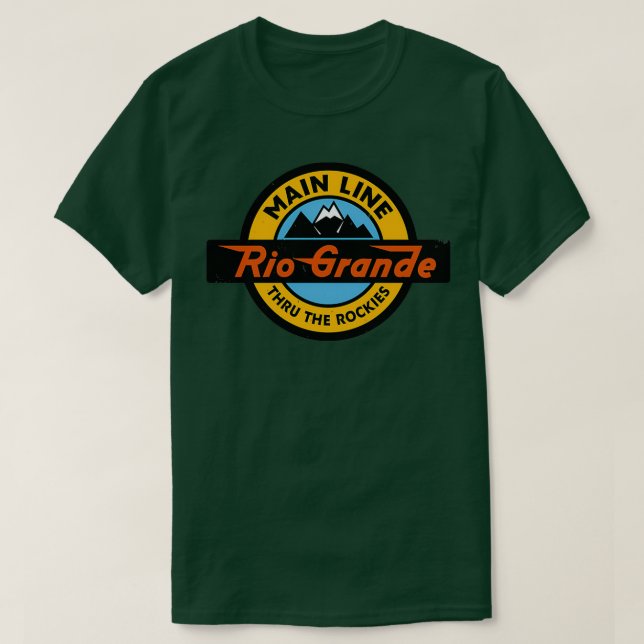 Denver and Rio Grande Western Railroad T-Shirt (Design Front)