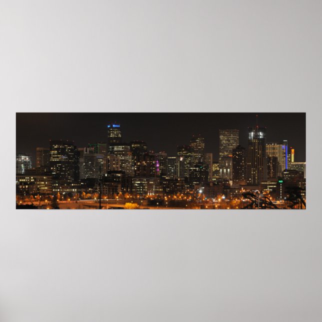 Denver at night... Halloween! Poster (Front)