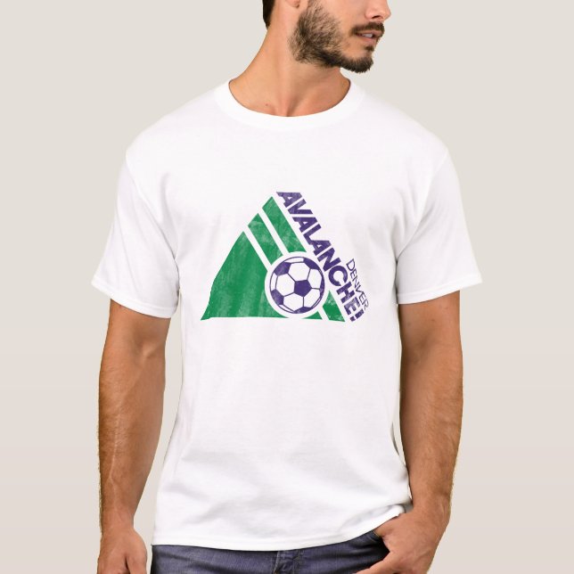 Denver Avalanche Soccer Destroyed Shirt (Front)