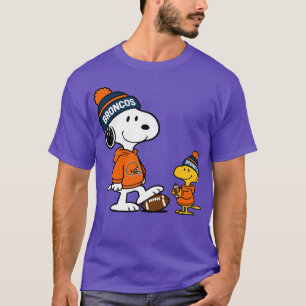 Denver Broncos Snoopy Woodstock Football Style M00 T-Shirt