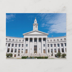 Denver City and County Building Entrance Postcard