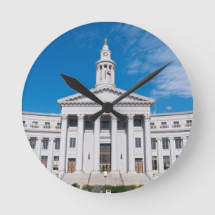Denver City and County Building Entrance Round Clock