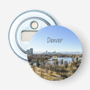 Denver City and Mountains Colorado Bottle Opener