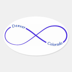 Denver CO infinity Sticker