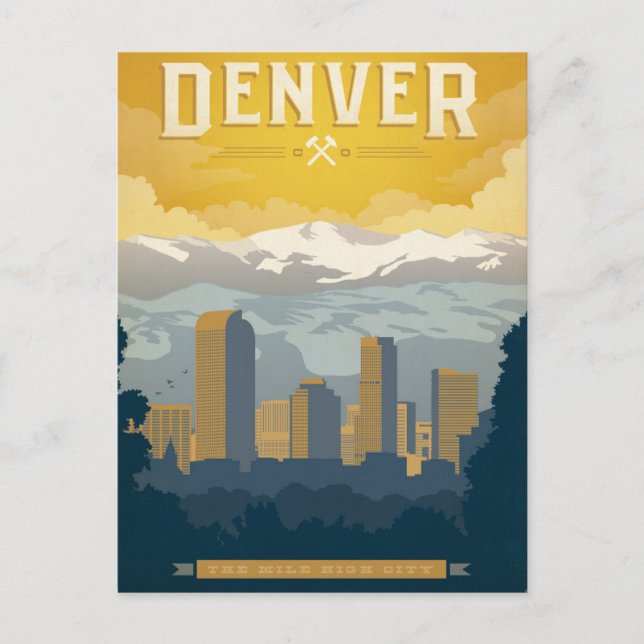 Denver, CO Postcard (Front)