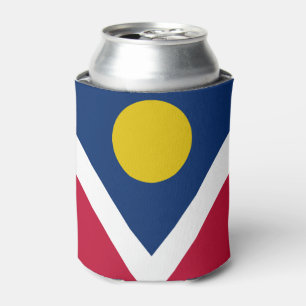 Denver (Colorado) city flag Can Cooler
