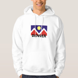 Denver, Colorado Flag Hoodie