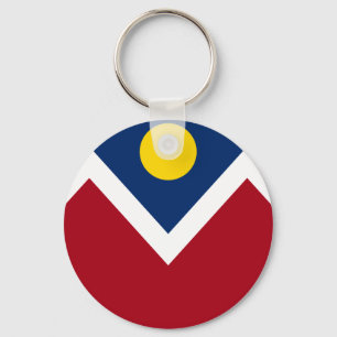 Denver (Colorado) flag Keychain