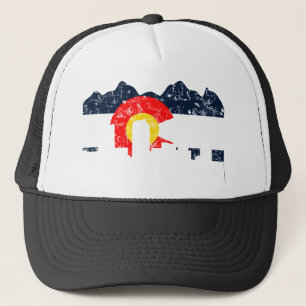 Denver Colorado Flag Trucker Hat