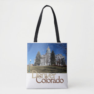 Denver, Colorado Gold-domed Capitol Building Tote Bag
