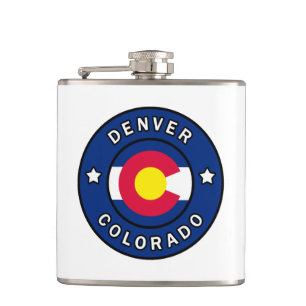 Denver Colorado Hip Flask