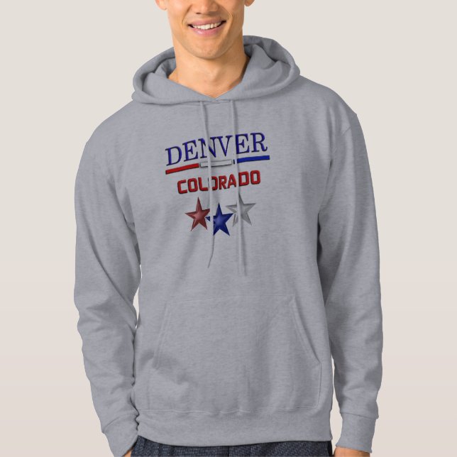 Denver - Colorado Hooded Sweatshirt (Front)