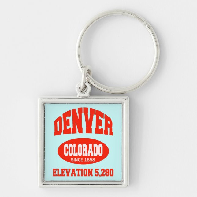Denver Colorado Key Ring (Front)