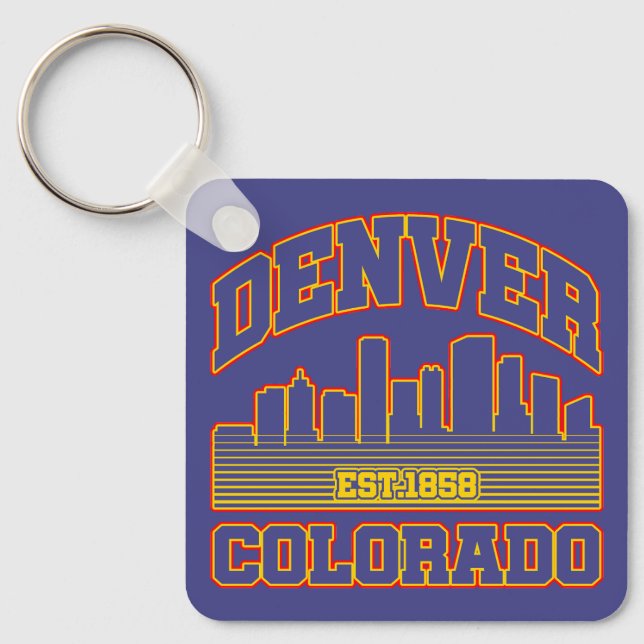 Denver,Colorado Key Ring (Front)