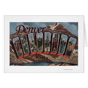 Denver, Colorado - Large Letter Scenes