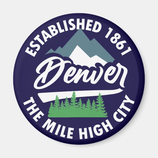 Denver,Colorado Magnet (Front)