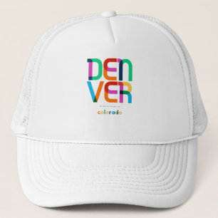 Denver Colorado Mid Century, Pop Art, Trucker Hat