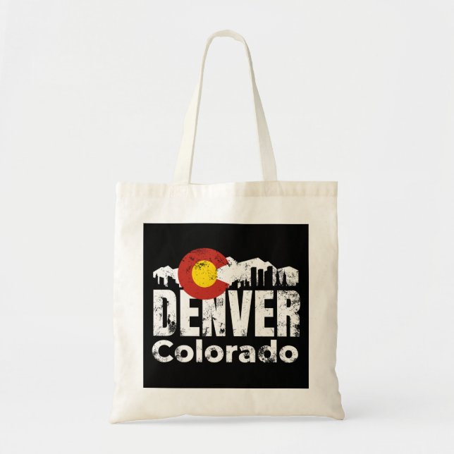 Denver Colorado Mountains Tote Bag (Front)