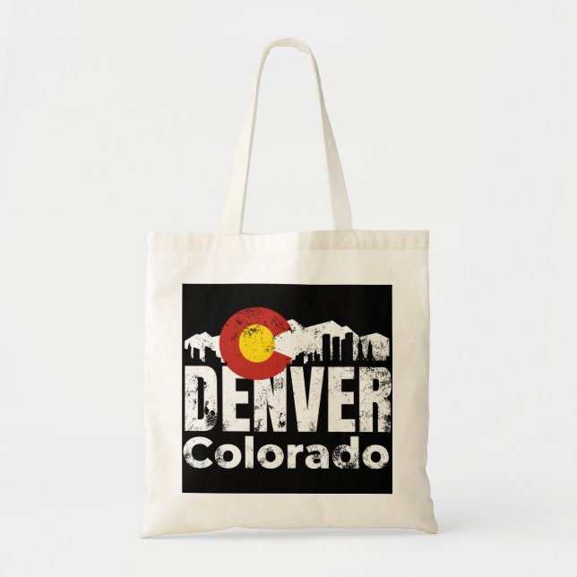 Denver Colorado Mountains Tote Bag (Front)