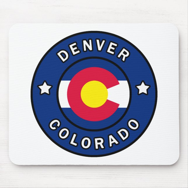 Denver Colorado Mouse Pad (Front)